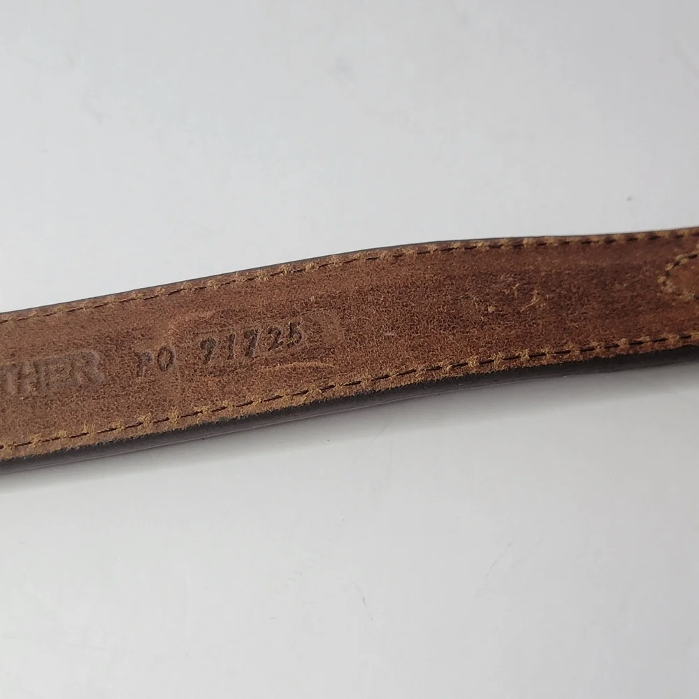 Wester Leather 3D Longhorn Buckle Belt